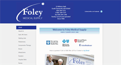 Desktop Screenshot of foleymedical.com