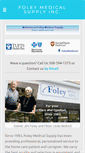 Mobile Screenshot of foleymedical.com